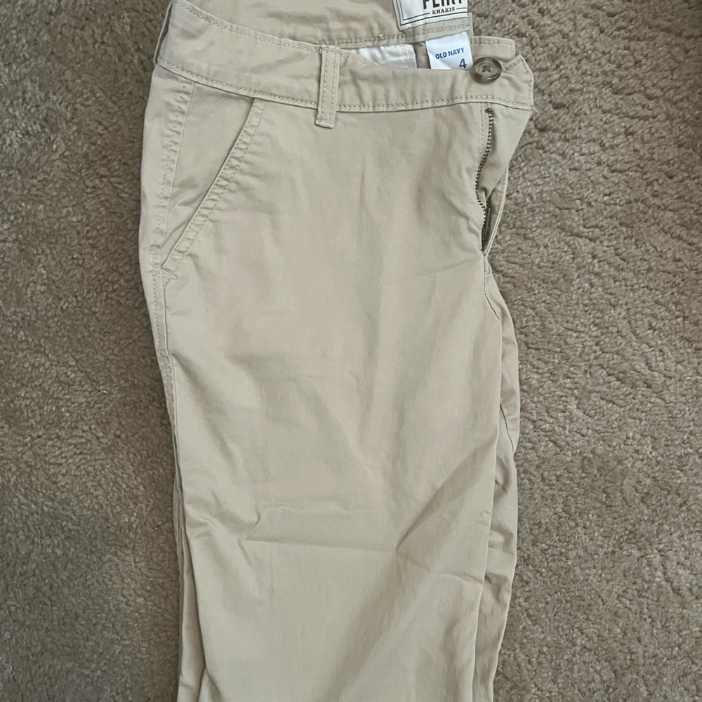 Old Navy Khaki Flirt Pants